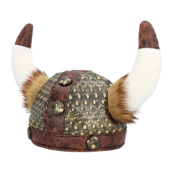 Vikingská přilba pro dospělé s kožešinou